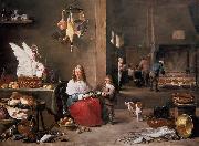 TENIERS, David the Younger Kitchen Scene (mk14) USA oil painting reproduction
